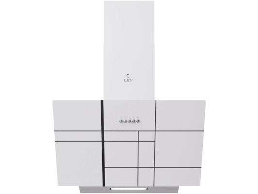 Вытяжка каминная Lex Moza 600 R1 белый управление: кнопочное (1 мотор)