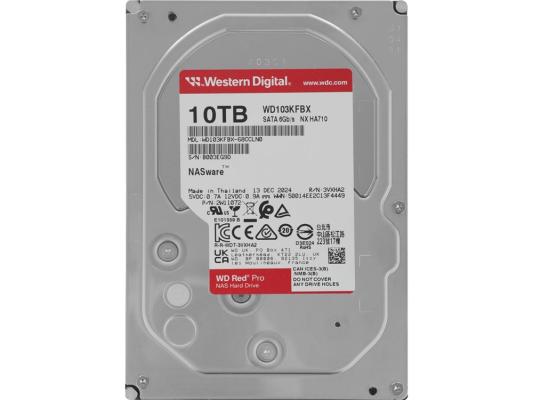 Жесткий диск WD SATA-III 10TB WD103KFBX NAS Red Pro (7200rpm) 512Mb 3.5"
