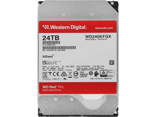 Жесткий диск WD SATA-III 24TB WD240KFGX NAS Red Pro (7200rpm) 512Mb 3.5"