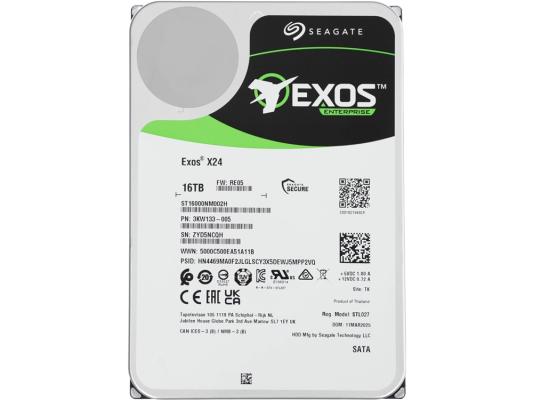 Жесткий диск Seagate SATA-III 16TB ST16000NM002H Server Exos X24 4KN (7200rpm) 512Mb 3.5"