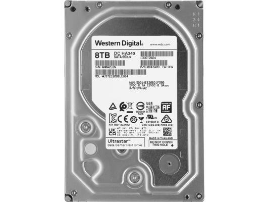 Жесткий диск WD SATA-III 8TB 0B47489 WUS721208BLE604 Server Ultrastar DC HA340 512E (7200rpm) 256Mb 3.5"