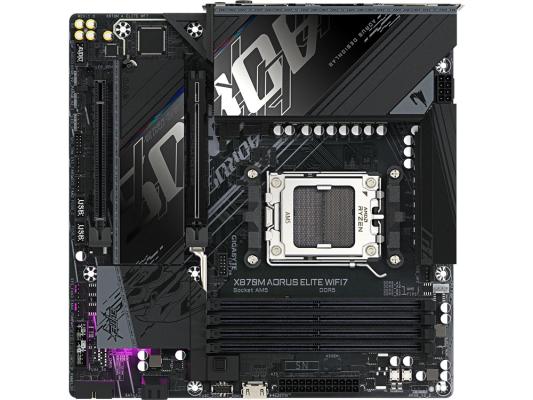 Материнская плата Gigabyte X870M A ELITE WF7 Socket AM5 AMD X870 4xDDR5 mATX AC`97 8ch(7.1) 2.5Gg RAID+HDMI