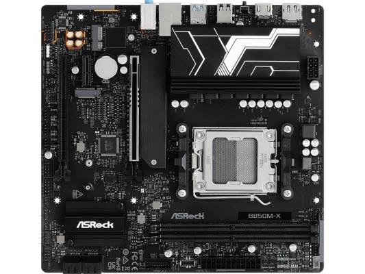 Материнская плата Asrock B850M-X R2.0 Socket AM5 AMD B850 2xDDR5 mATX AC`97 8ch(7.1) 2.5Gg RAID+HDMI+DP