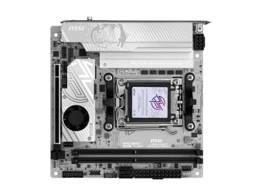 Материнская плата MSI MPG B850I EDGE TI WIFI Socket AM5 AMD B850 2xDDR5 mini-ITX AC`97 8ch(7.1) 5Gigabit RAID+HDMI