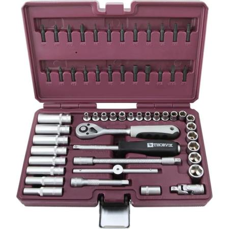 THORVIK "TS057 Набор инструмента 1/4DR, 57 предметов" 054003