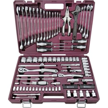 THORVIK TS101 Набор инструмента универсальный 1/4", 1/2"DR, 101 предмет 54011 054011