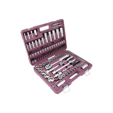 THORVIK "TS108 Набор инструмента универсальный 1/4, 1/2DR, 108 предметов" 054012