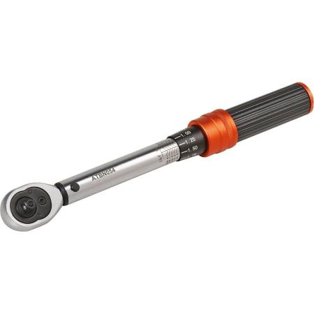Airline Ключ динамометрический 1/4" 5-30Нм PRO в кейсе, кнопка быстр.сброса, алюмин.рук. ATBN054