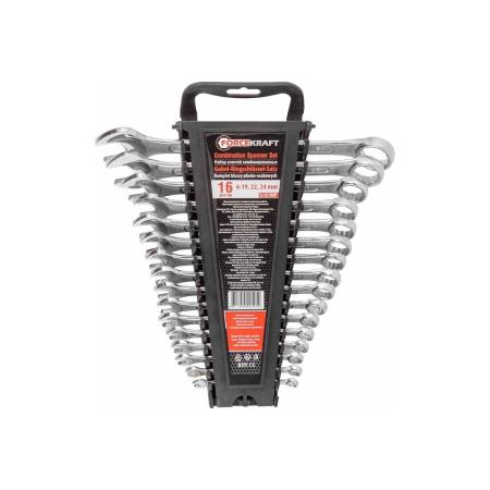 Forcekraft Набор ключей комбинированных 16 предметов, в пластиковом держателе FK-5161MP(51486)