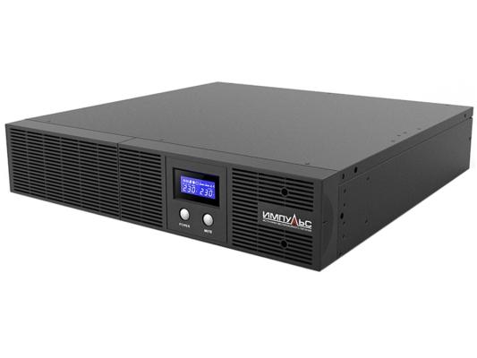 Источник бесперебойного питания Импульс СЛИМ 3000 2100Вт 3000ВА черный