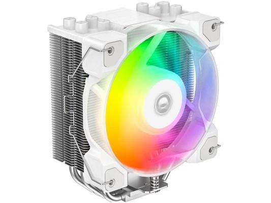 Устройство охлаждения(кулер) ID-Cooling SE-214-XT DF ARGB Soc-AM5/AM4/1200/1700/1851 белый 4-pin 31.5dB Al+Cu 180W 560gr Ret (SE-214-XT DF WHITE)