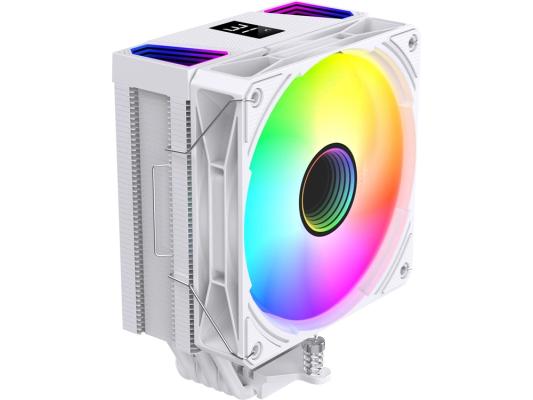 Устройство охлаждения(кулер) Bloody BD-AC220-ARGB1 ARGB Soc-AM5/AM4/1200/1700/1851 белый 4-pin 14-26dB Al+Cu LCD 220W 596gr Ret (BD-AC220-ARGB1-WH)