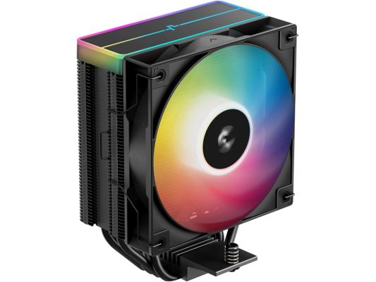 Устройство охлаждения(кулер) Deepcool AG400 Bk V2 ARGB Soc-AM5/AM4/1200/1700/1851 черный 4-pin 31.6dB Al+Cu 220W 643gr Ret (R-AG400-BKAMMN-GJD)