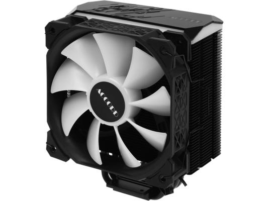 Устройство охлаждения(кулер) Accord ACC-4PS12 ARGB Soc-AM5/AM4/1200/1700/1851 черный 4-pin 37dB Al+Cu 180W 610gr brown box