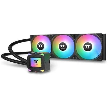 Система водяного охлаждения Thermaltake LA360 ARGB Soc-AM5/AM4/1200/1700/1851 черный 4-pin 38.35dB Al 360W Ret (CL-W459-PL12SW-A)