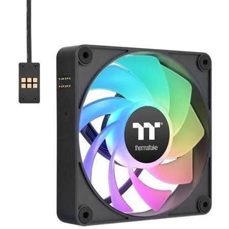 Вентилятор для корпуса Thermaltake CT120 EX Sync Reverse ARGB 120х120x25 черный 4-pin 31.2дБ (упак.:3шт) (CL-F192-PL12SW-A) Ret