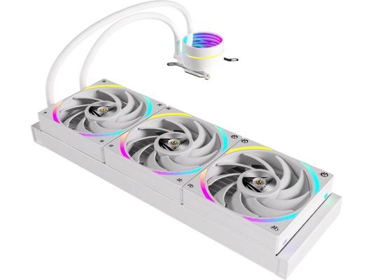 Система водяного охлаждения Formula Oasis L360 ARGB Soc-AM5/AM4/1200/2066/1700/1851 белый 4-pin 1-27dB Al+Cu 360W Ret (OASIS L360 ARGB WH)