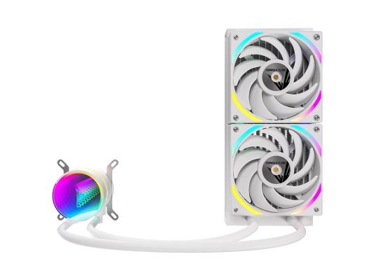 Система водяного охлаждения Formula Oasis L240 ARGB Soc-AM5/AM4/1200/2066/1700/1851 белый 4-pin 1-27.2dB Al+Cu 310W Ret (OASIS L240 ARGB WH)
