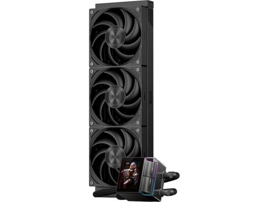 Система водяного охлаждения PcCooler DS360 Display ARGB Soc-AM5/AM4/1200/1700/1851 черный 4-pin 39.8dB Al LCD 310W Ret (DS360-BKNWXY-GL)