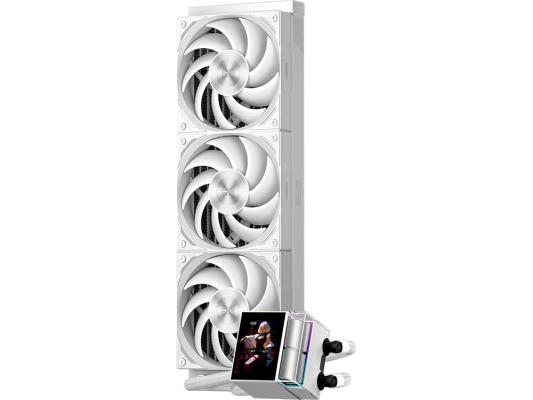 Система водяного охлаждения PcCooler DS360 Display ARGB Soc-AM5/AM4/1200/1700/1851 белый 4-pin 39.8dB Al LCD 310W Ret (DS360-WHNWXY-GL)