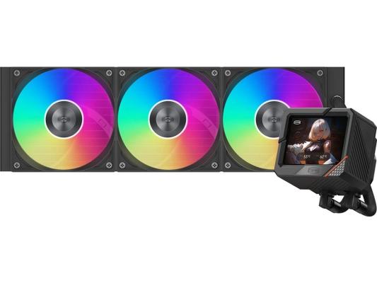 Система водяного охлаждения PcCooler GT360 Display ARGB Soc-AM5/AM4/1200/1700/1851 черный 4-pin 15-41.5dB Al LCD 310W Ret (GT360-BKAWXY-GL)