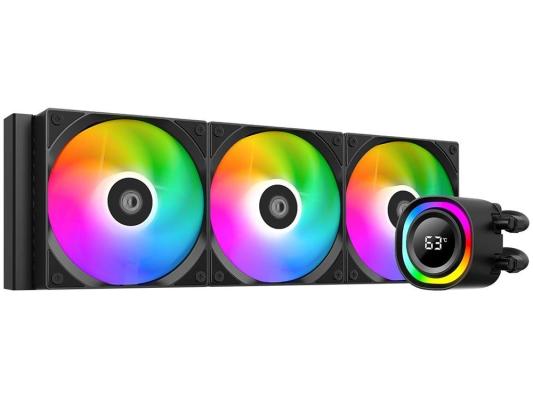 Система водяного охлаждения ID-Cooling FX360 TD ARGB Soc-AM5/AM4/1200/1700/1851 черный 4-pin 27.2dB Al+Cu LCD 350W Ret