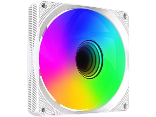 Вентилятор для корпуса Bloody BD-CF120ARGB1 ARGB 120х120x25 белый 4-pin 26дБ (BD-CF120ARGB1-WH) Ret