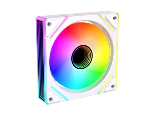 Вентилятор для корпуса Bloody BD-CF120ARGB2 LCD ARGB 120х120x25 белый 4-pin 26дБ (BD-CF120ARGB2-WH) Ret