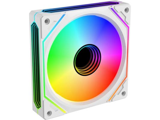 Вентилятор для корпуса Bloody BD-CF120ARGB5 LCD ARGB 120х120x25 белый 4-pin 26дБ (BD-CF120ARGB5-WH) Ret