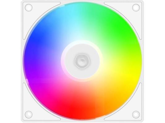 Вентилятор для корпуса ID-Cooling AS-120-W ARGB 120х120x25 белый 4-pin 27.2дБ (AS-120-ARGB-W) Ret