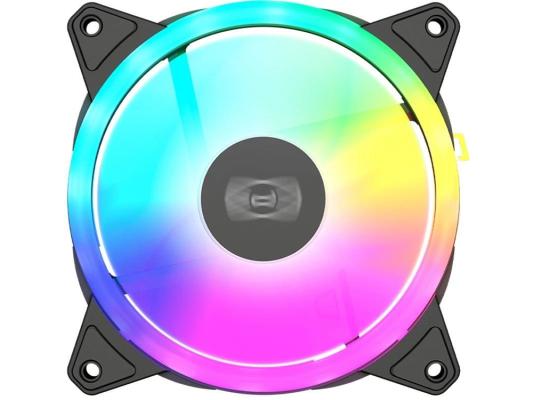 Вентилятор для корпуса PcCooler F3 T120 ARGB 120х120x25 черный 4-pin 21.6дБ (F3-T120BKAM1-GL) Ret