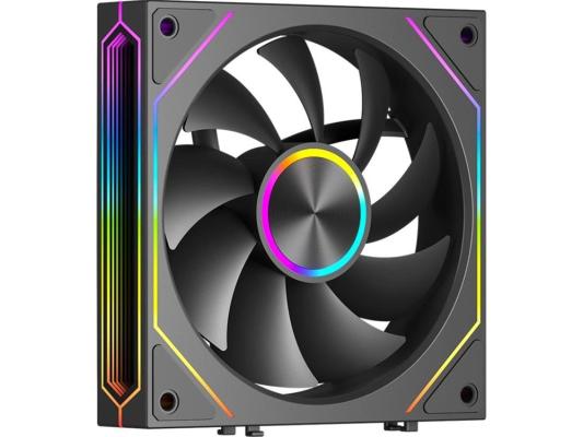 Вентилятор для корпуса PcCooler F3 X120 BK ARGB 120х120x25 черный 4-pin 28.4дБ (F3X120-BKAC112-GL) Ret