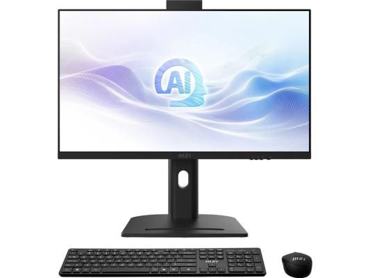 Моноблок MSI Modern AM273QP AI 1UM-090XRU 27" WQHD Core Ultra 5 125H (1.2) 16Gb SSD512Gb Arc graphics CR без ОС 2.5xGbitEth WiFi BT 150W клавиатура мышь Cam черный 2560x1440