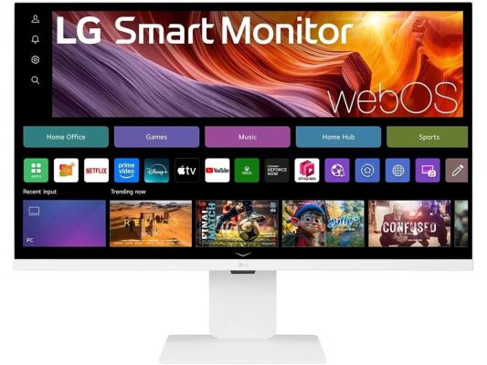 Монитор LG 31.5" UltraFine 32U830SA-W белый IPS LED 16:9 HDMI M/M матовая HAS 1000:1 400cd 178гр/178гр 3840x2160 60Hz 4K USB 7.7кг