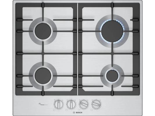 Газовая варочная поверхность Bosch PCP6A5I90M нержавеющая сталь