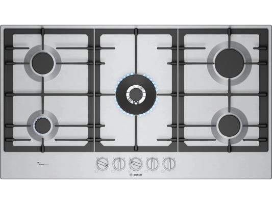 Газовая варочная поверхность Bosch PCR9A5I90M нержавеющая сталь