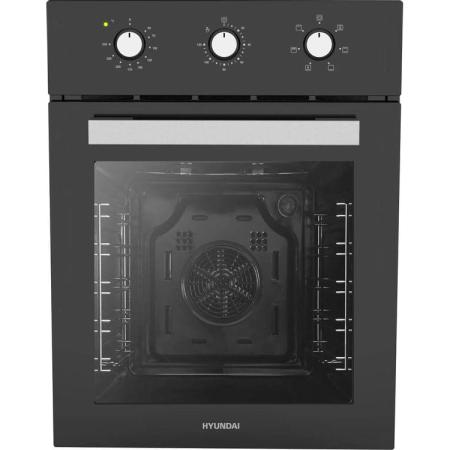 Духовой шкаф Электрический Hyundai HEO 45311 BG черный/серебристый