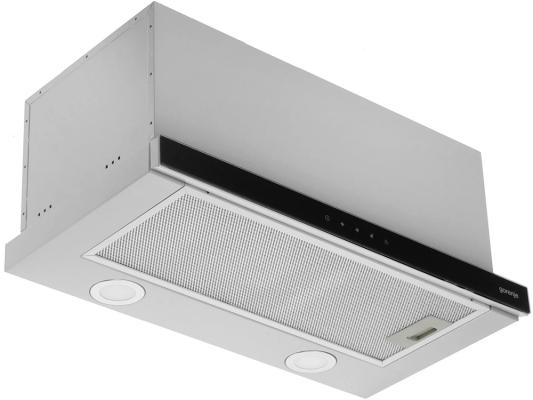 Вытяжка встраиваемая Gorenje TH60E8SGB серебристый управление: сенсорное (1 мотор)