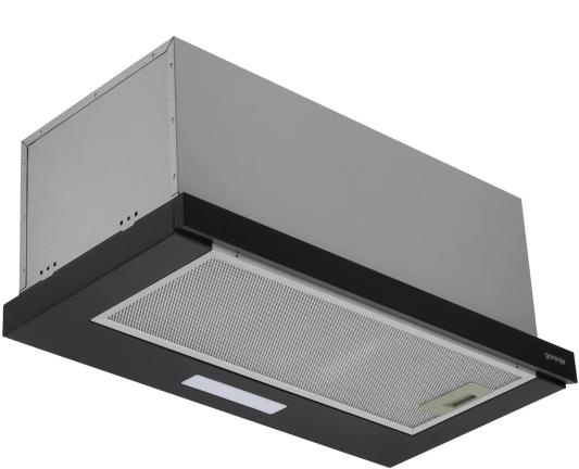 Вытяжка встраиваемая Gorenje TH60E6XB серебристый управление: кнопочное (1 мотор)