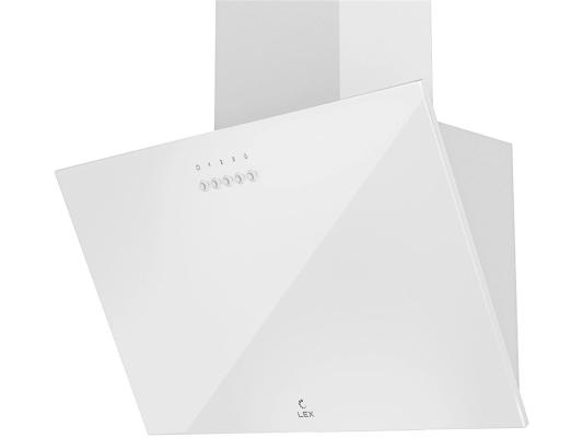 Вытяжка каминная Lex Moza 450 белый управление: кнопочное (1 мотор)