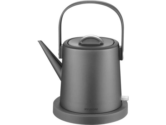 Чайник электрический Hyundai HYK-S5502 1л. 1200Вт титан/титановый корпус: металл