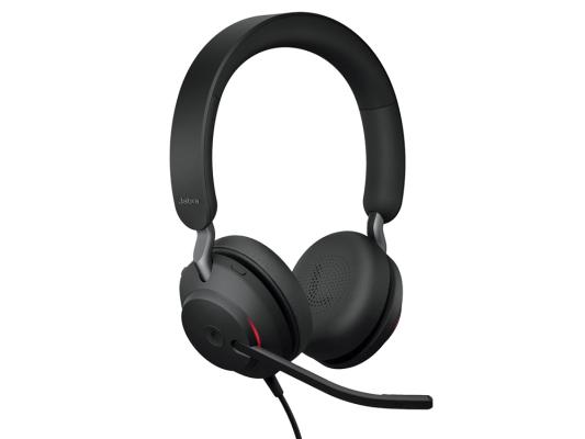 Наушники с микрофоном Jabra Evolve2 40 SE черный 1.5м накладные оголовье (24189-999-899)