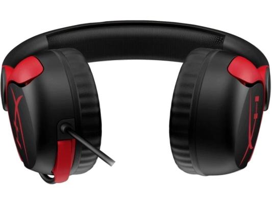 Наушники с микрофоном HyperX Cloud Mini черный/красный накладные оголовье (7G8F4AA)