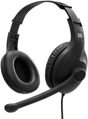 Полноразмерные наушники с микрофоном (гарнитура) ExeGate Office HS-102S (Уценка, поврежденная упаковка)