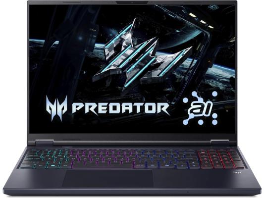 Ноутбук Acer Predator Helios Neo 16 AI PHN16-73-92NH Core Ultra 9 275HX 32Gb SSD2Tb NVIDIA GeForce RTX5070Ti 12Gb 16" IPS WQXGA (2560x1600) без ОС black WiFi BT Cam (NH.QX4CD.001)