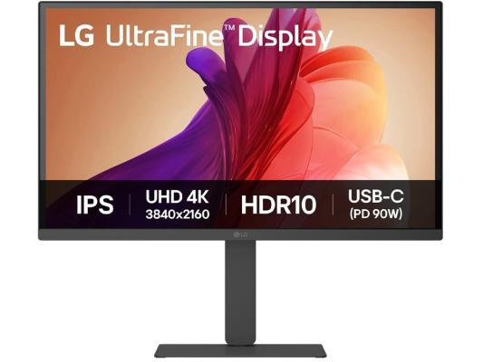 Монитор LG 27" UltraFine 27U730A-B черный IPS LED 16:9 HDMI M/M матовая HAS 1000:1 300cd 178гр/178гр 3840x2160 60Hz DP 4K USB 7.7кг