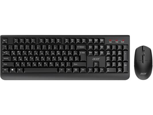 Клавиатура + мышь Acer OCC401 клав:черный мышь:черный USB беспроводная Multimedia (ZL.ACCCC.016)