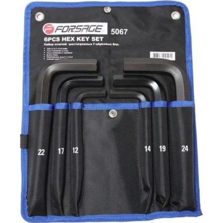 Forsage Набор ключей Г-образных 6-гранных 6пр. на полотне F-5067(18813)