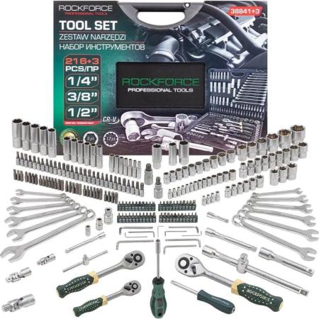 Rockforce Набор инструментов 216+3 предмета RF-38841+3(60320)
