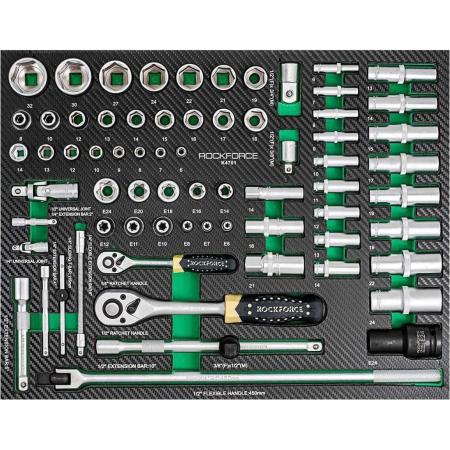 Rockforce Набор инструментов 70 предметов в ложементе RF-K4701(51382)